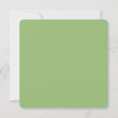 Cartes d'invitation de mariage Botanical Dream Squ (Dos)