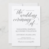 Cartes d'invitation de mariage Branche de Citron | (Devant)