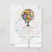 Cartes d'invitation de mariage Cercle d'amour de l (Devant)