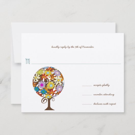 Cartes d'invitation de mariage Cercle de l'amour d (Devant)