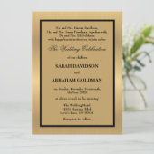 Cartes d'invitation de mariage classiques pour par (Debout devant)