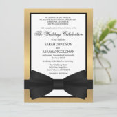 Cartes d'invitation de mariage classiques pour par (Debout devant)