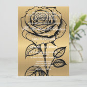 Cartes d'invitation de mariage classiques pour par (Debout devant)