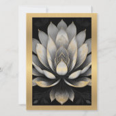 Cartes d'invitation de mariage classiques pour par (Dos)