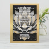 Cartes d'invitation de mariage classiques pour par (Debout devant)