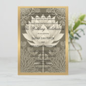 Cartes d'invitation de mariage classiques pour par (Debout devant)