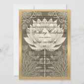 Cartes d'invitation de mariage classiques pour par (Devant)