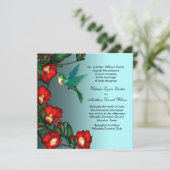 Cartes d'invitation de mariage Colibri (Debout devant)
