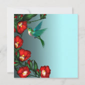 Cartes d'invitation de mariage Colibri (Dos)