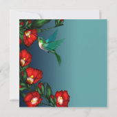 Cartes d'invitation de mariage Colibri (Dos)