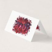 Cartes d'invitation de mariage d'amour (Back)