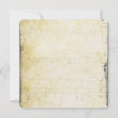 Cartes d'invitation de mariage de la branche latér (Dos)