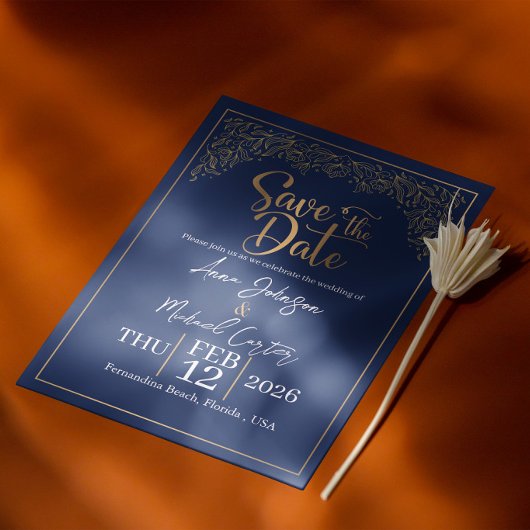 Cartes d'invitation de mariage de luxe