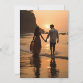 Cartes d'invitation de mariage de luxe (Dos)