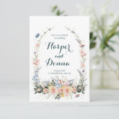 Cartes d'invitation de mariage de printemps, Invit (Debout devant)