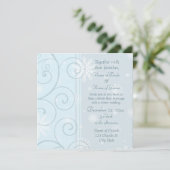 Cartes d'invitation de mariage d'hiver (Debout devant)