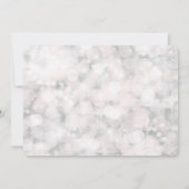 Cartes d'invitation de mariage élégantes et glamou (Dos)