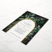 Cartes d'invitation de mariage en feuille d'alumin (Rotation)