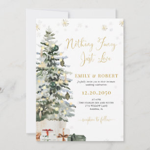 Cartes d'invitation de mariage en forme d'arbre de