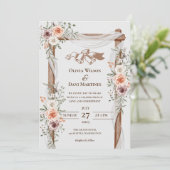 CARTES D'INVITATION DE MARIAGE EN LIGNE MODÈLE ave (Debout devant)