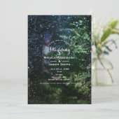 Cartes d'invitation de mariage Forêt hivernale de  (Debout devant)