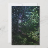 Cartes d'invitation de mariage Forêt hivernale de  (Dos)
