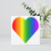 Cartes d'invitation de mariage Gay Pride pour les (Debout devant)