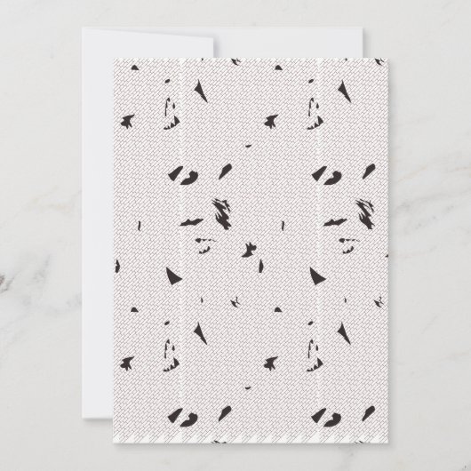 Cartes d'invitation de mariage glisser-déposer (Devant)