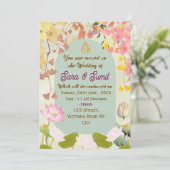 Cartes d'invitation de mariage indien (Debout devant)