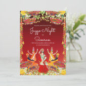 Cartes d'invitation de mariage Jaggo comme invitat (Debout devant)