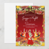 Cartes d'invitation de mariage Jaggo comme invitat (Devant / Derrière)