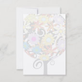 Cartes d'invitation de mariage Magical Forest Circ (Dos)