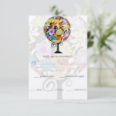 Cartes d'invitation de mariage Magical Forest Circ (Debout devant)