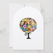 Cartes d'invitation de mariage Magical Forest Circ (Dos)