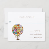 Cartes d'invitation de mariage Magical Forest Circ (Devant)