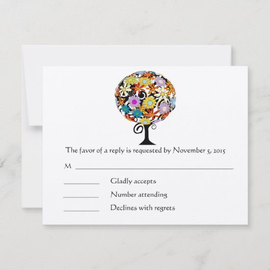 Cartes d'invitation de mariage Magical Forest Circ (Devant)