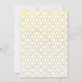 Cartes d'invitation de mariage marocain élégantes (Dos)