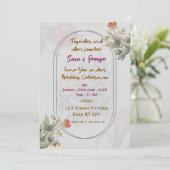 Cartes d'invitation de mariage modernes  (Debout devant)