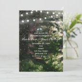 Cartes d'invitation de mariage nocturne Oiseaux d' (Debout devant)