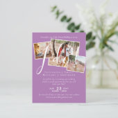 Cartes d'invitation de mariage ou de shower de cou (Debout devant)