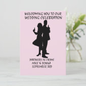 CARTES D'INVITATION DE MARIAGE PARTENAIRES DE CRIM (Debout devant)