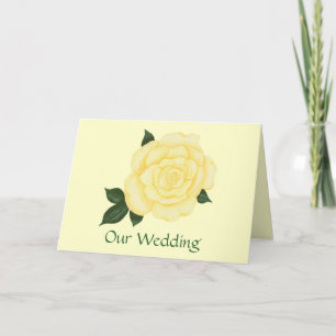 Cartes d'invitation de mariage personnalisées, Ros