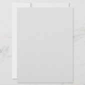 Cartes d'invitation de mariage Pivoine élégante (Dos)