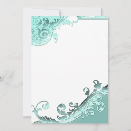 Cartes d'invitation de mariage pour anniversaire d (Dos)