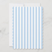 Cartes d'invitation de mariage Rayures de Cabane O (Dos)