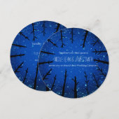 Cartes d'invitation de mariage rustique avec des a (Devant / Derrière)