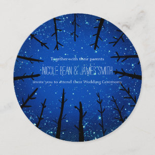 Cartes d'invitation de mariage rustique avec des a