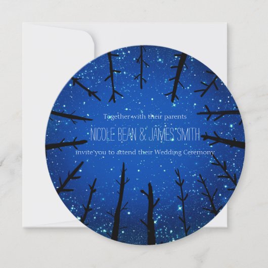 Cartes d'invitation de mariage rustiques avec des (Devant)