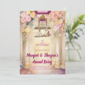 Cartes d'invitation de mariage Sikh numériques Mar (Debout devant)