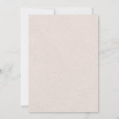 Cartes d'invitation de mariage simples qui exprime (Dos)
